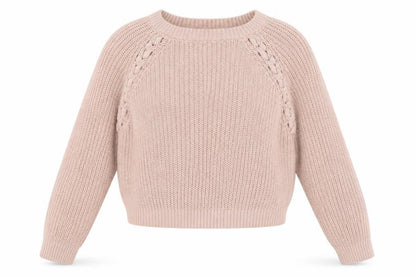 Womens UK Size M Divided Pink Pullover Jumper
