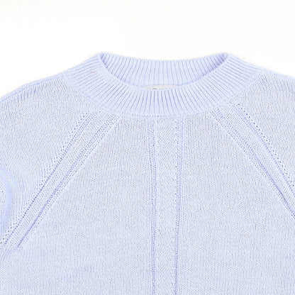 Womens UK Size M M&S Blue Pullover Jumper
