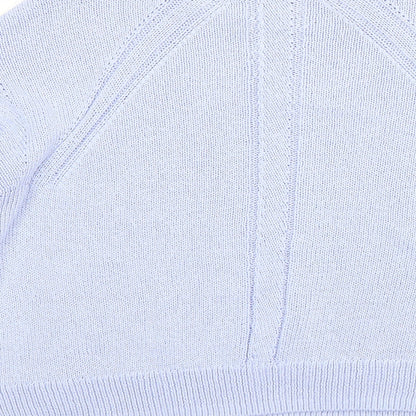 Womens UK Size M M&S Blue Pullover Jumper