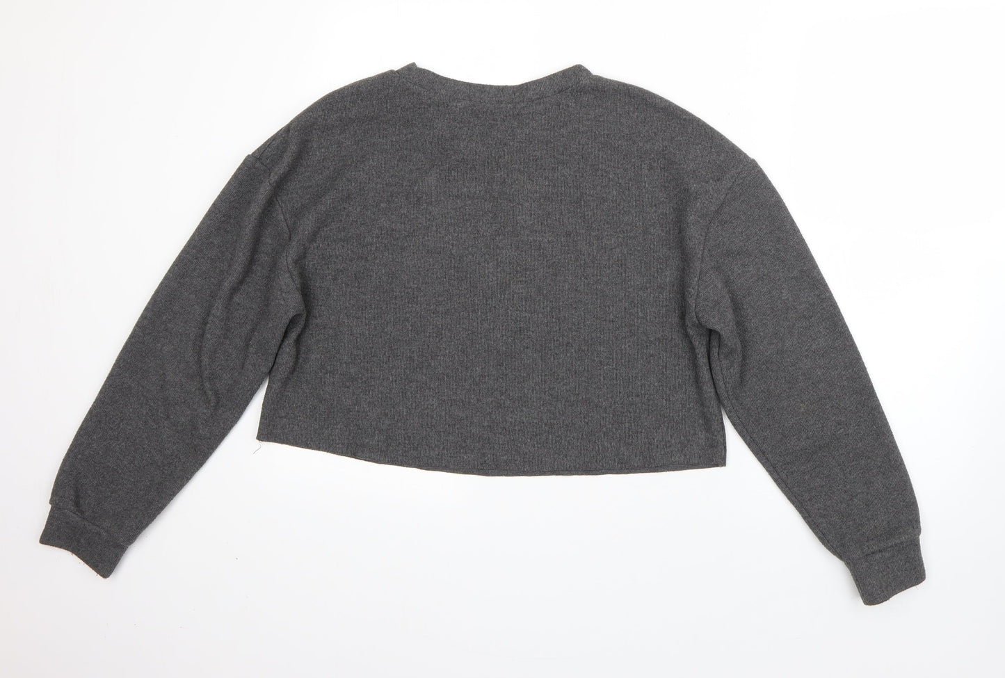 Womens UK Size S Zara Grey Shrug Jumper