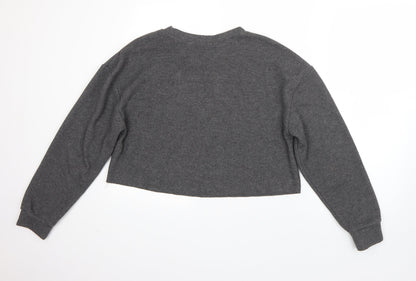 Womens UK Size S Zara Grey Shrug Jumper
