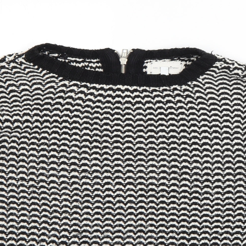 Womens UK Size 8 New Look Black Pullover Jumper