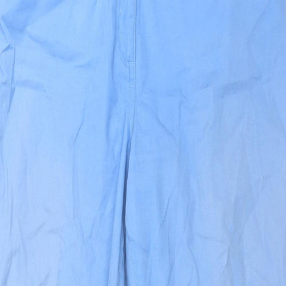 Womens UK Size 16 Emreco Regular Fit Carpenter Blue Trousers