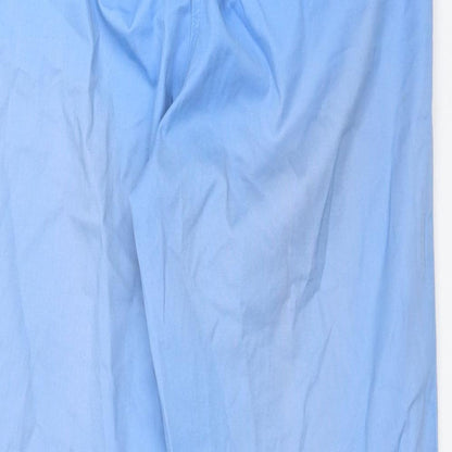 Womens UK Size 16 Emreco Regular Fit Carpenter Blue Trousers