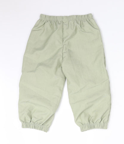Disney Girls Green  Viscose  Trousers Size 7-8 Years  Regular