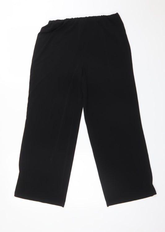 Womens UK Size 10 JULIPA Regular Fit  Black Trousers