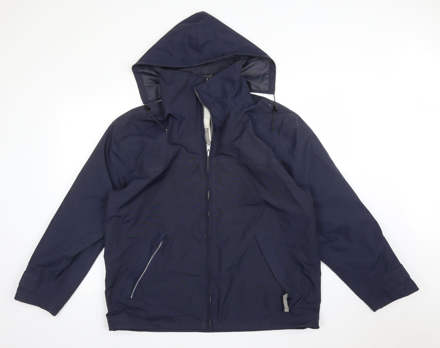 B&C COLLECTION Mens Blue   Overcoat Coat Size S