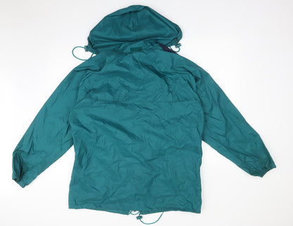 Mens UK Size M HIGH POINT Green Overcoat