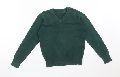 Nutmeg Girls Green  Cotton Pullover Sweatshirt Size 5-6 Years