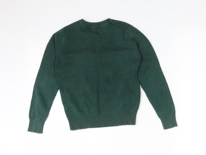 Nutmeg Girls Green  Cotton Pullover Sweatshirt Size 5-6 Years
