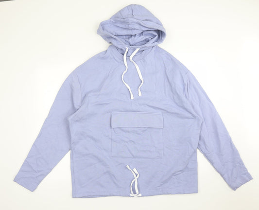Womens UK Size M ASOS Purple Pullover Hoodie