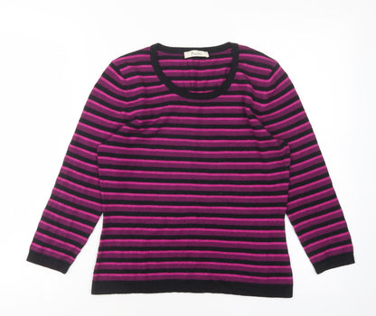 Womens UK Size S Precis Multicoloured Pullover Jumper