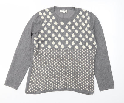 Womens UK Size L Cristina Multicoloured Pullover Jumper