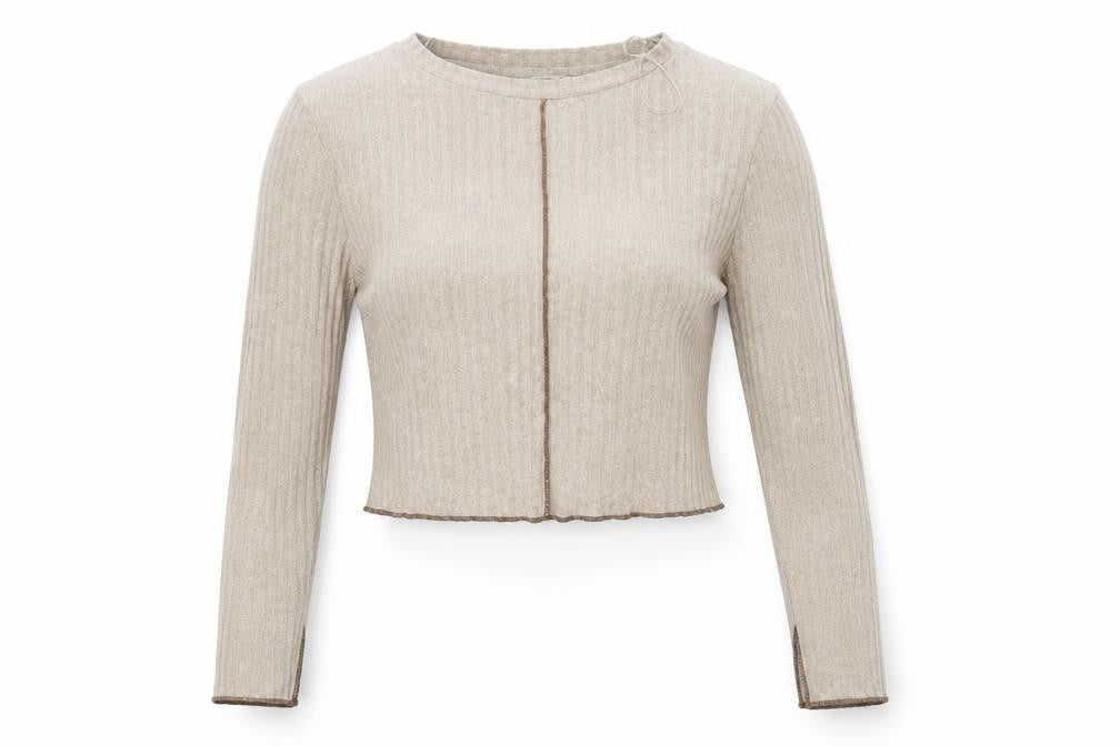 Womens UK Size M Primark Beige Pullover Jumper