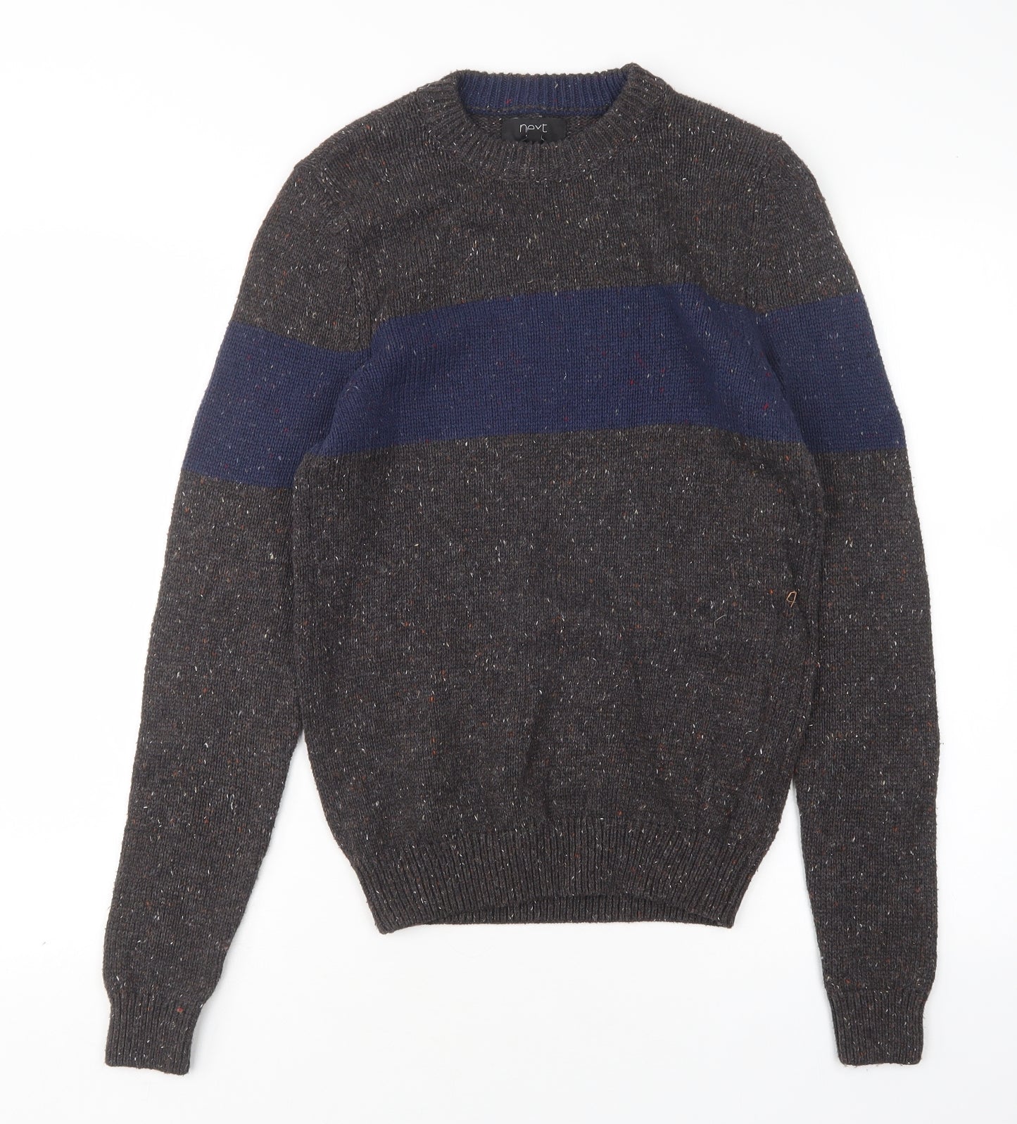 Primark Mens Multicoloured Round Neck  Polyester Pullover Jumper Size XS