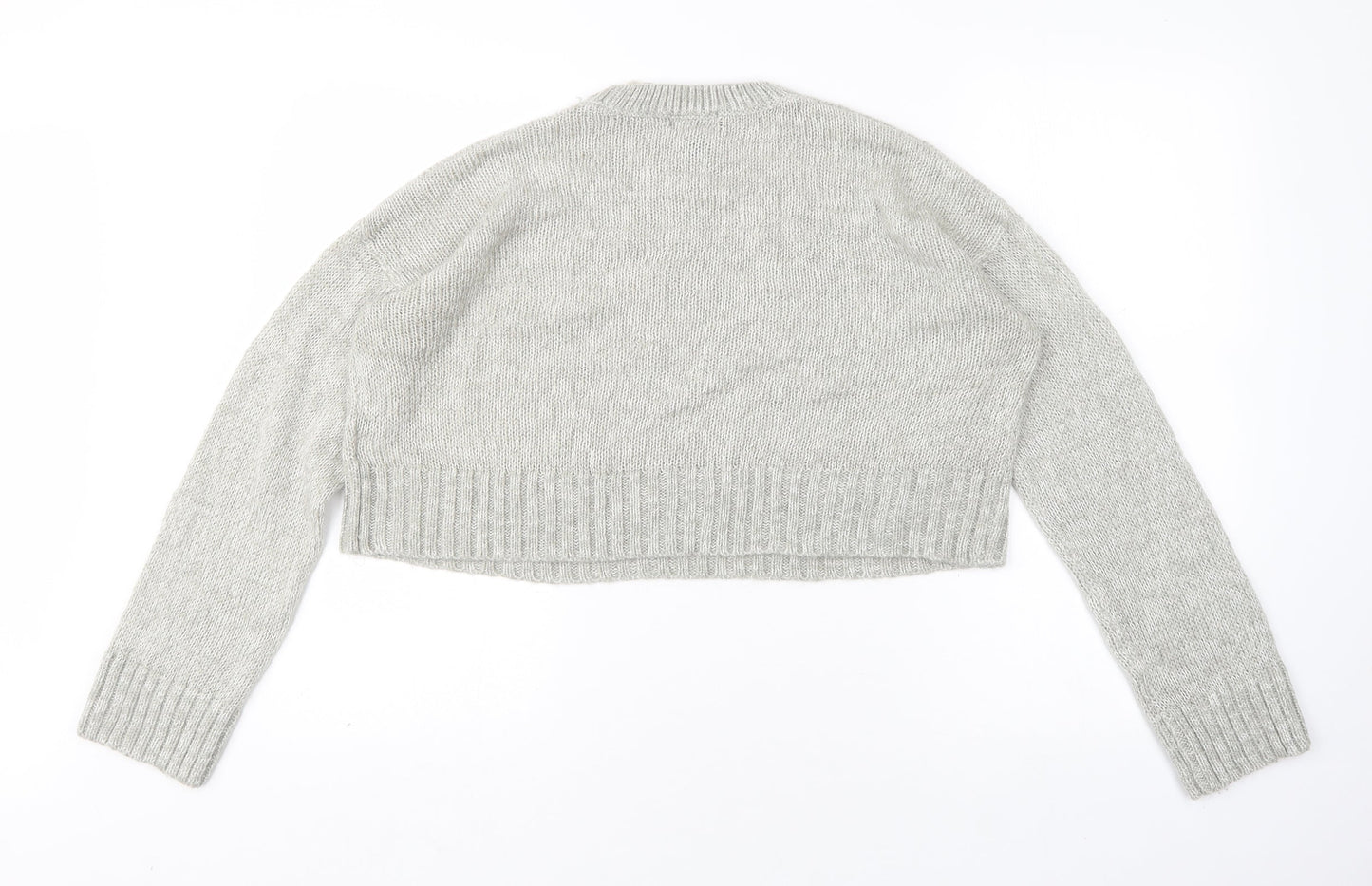 Womens UK Size M New Look Grey Pullover Jumper