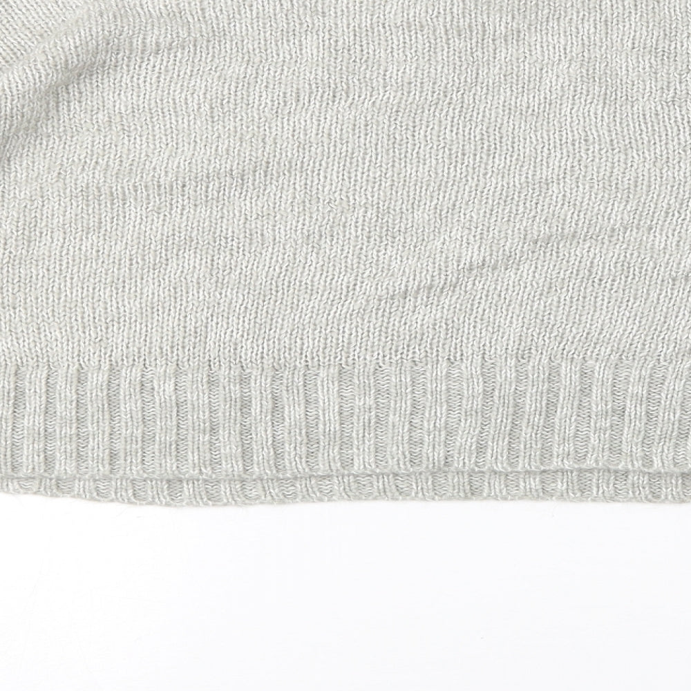 Womens UK Size M New Look Grey Pullover Jumper