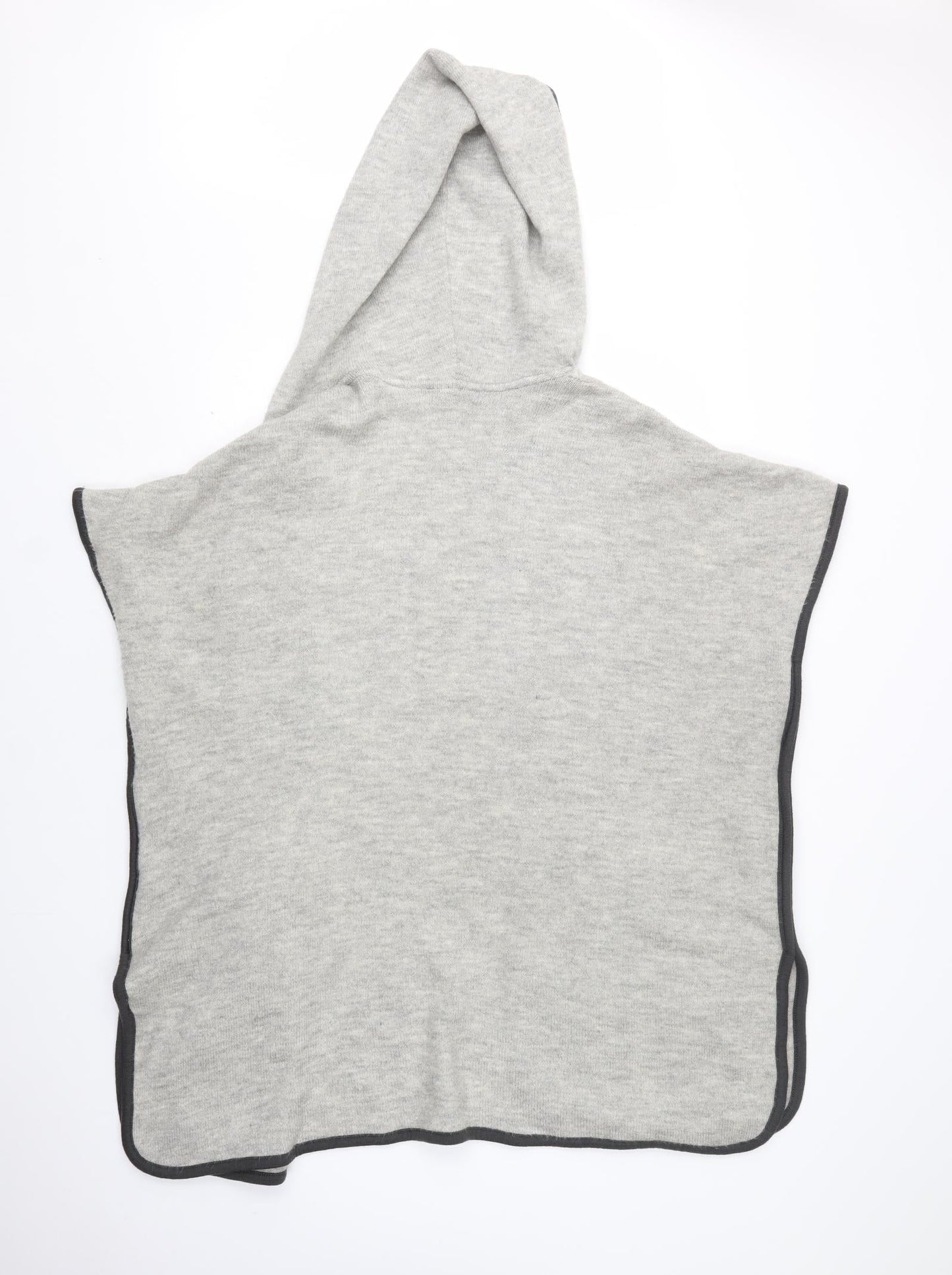 M&S Womens Grey  Acrylic Cardigan Hoodie Size S