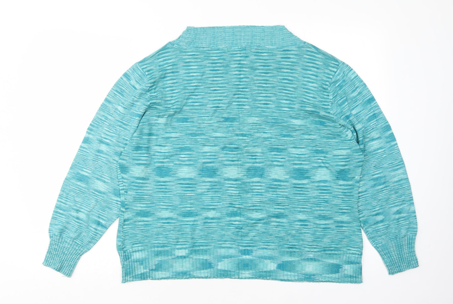 Womens UK Size 2XL Klass Green Pullover Jumper