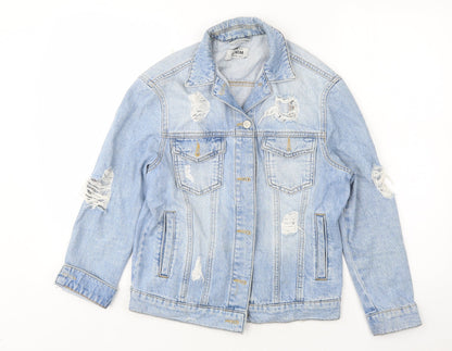 Womens UK Size 6 New Look Blue Jacket