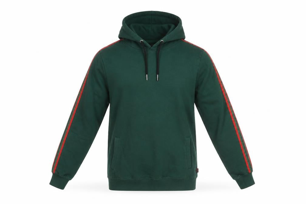 Mens UK Size S Soul Star Green Pullover Hoodie