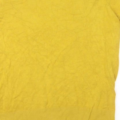 Womens UK Size 6 Marks and Spencer Gold Pullover Jumper