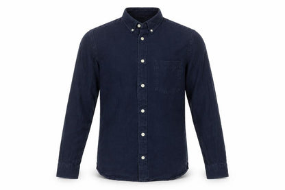 Mens UK Size S H&M Blue  Button-Up Long Sleeve Casual Shirt