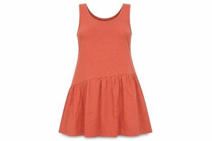 ASOS Womens Red  Cotton A-Line  Size 10  Round Neck