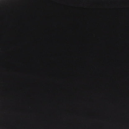 Campri Womens Black Roll Neck  Polyester Pullover Jumper Size 10