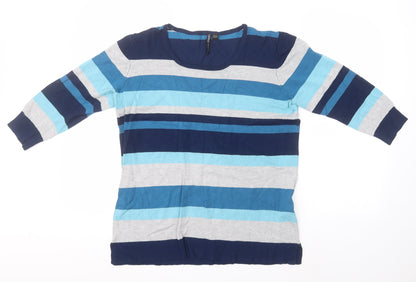 Womens UK Size 12 Capsule Blue Pullover Jumper