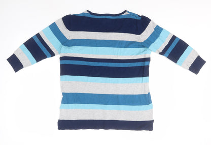 Womens UK Size 12 Capsule Blue Pullover Jumper
