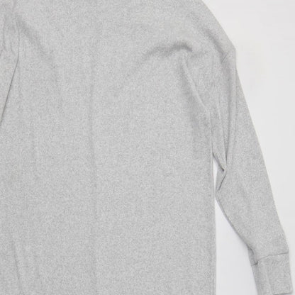 Boohoo Womens Grey  Polyester Maxi  Size 8  Roll Neck