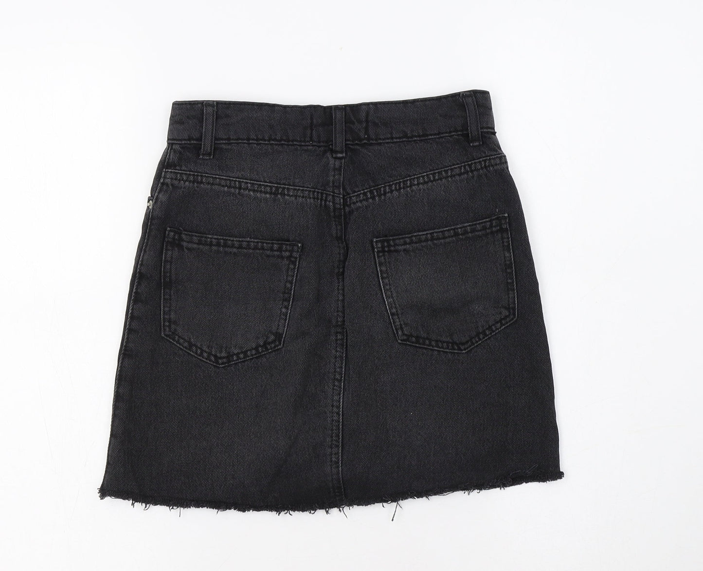 Miss Selfridge Womens Black  Cotton Maxi Set Size 4   Button