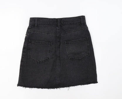 Miss Selfridge Womens Black  Cotton Maxi Set Size 4   Button