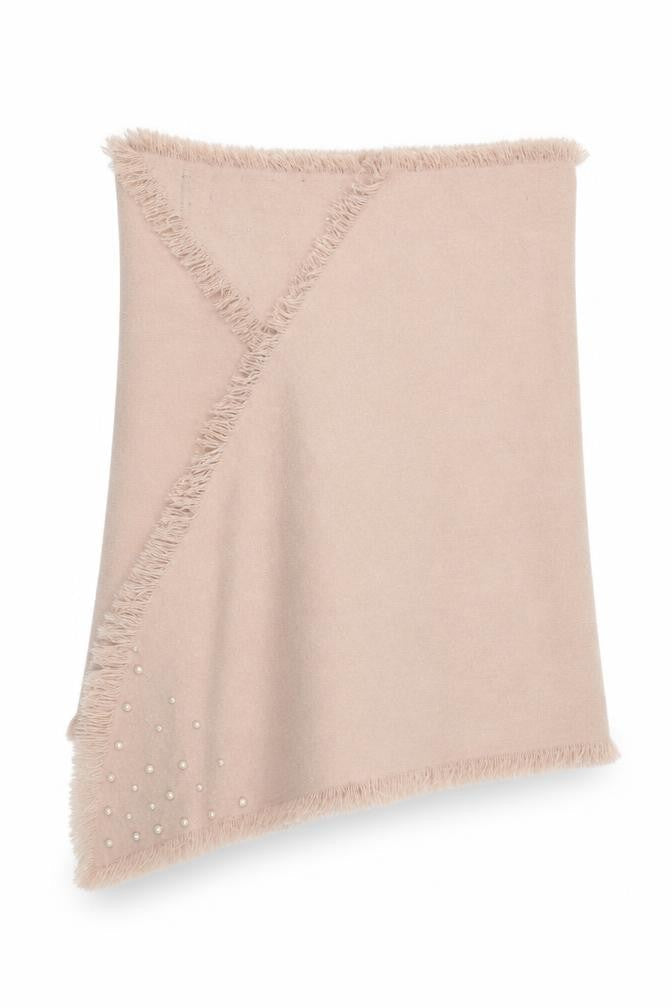 Front view of Primark women’s pink polyester shawl/wrap