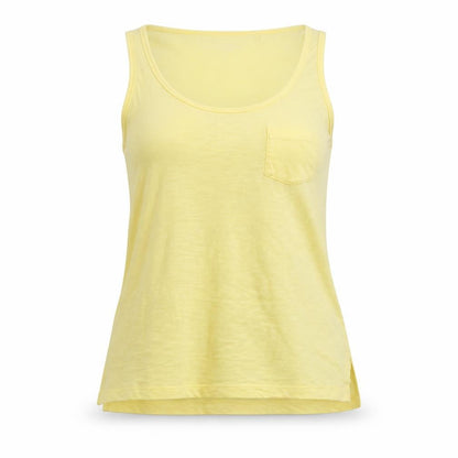 Womens UK Size 10 Principles Yellow Basic Tank