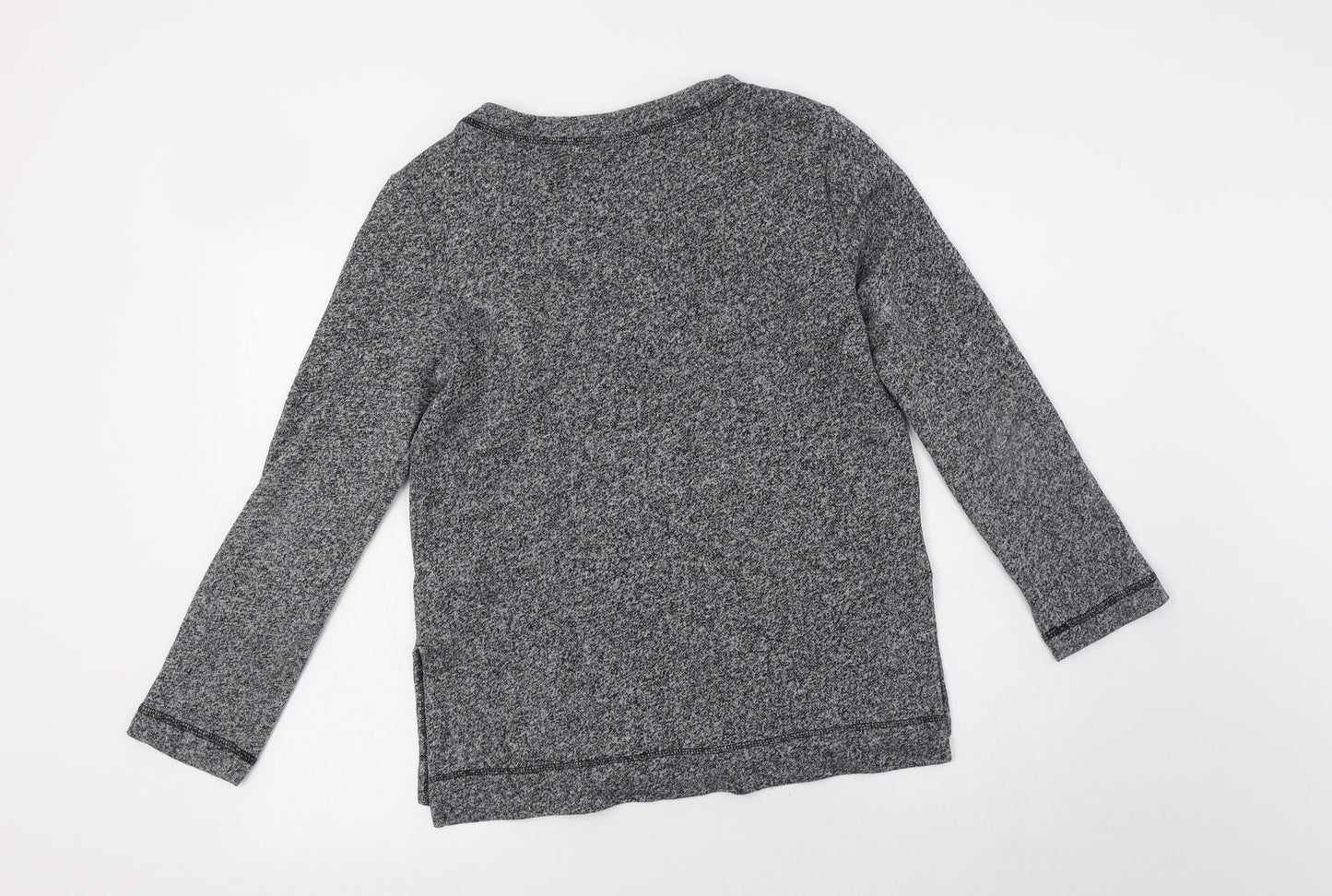 H&M Womens Grey  Cotton Pullover Sweatshirt Size S