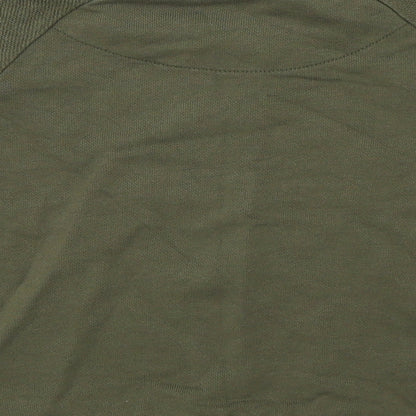 Nutmeg Girls Green  Cotton Pullover Sweatshirt Size 3-4 Years   - Big Cat