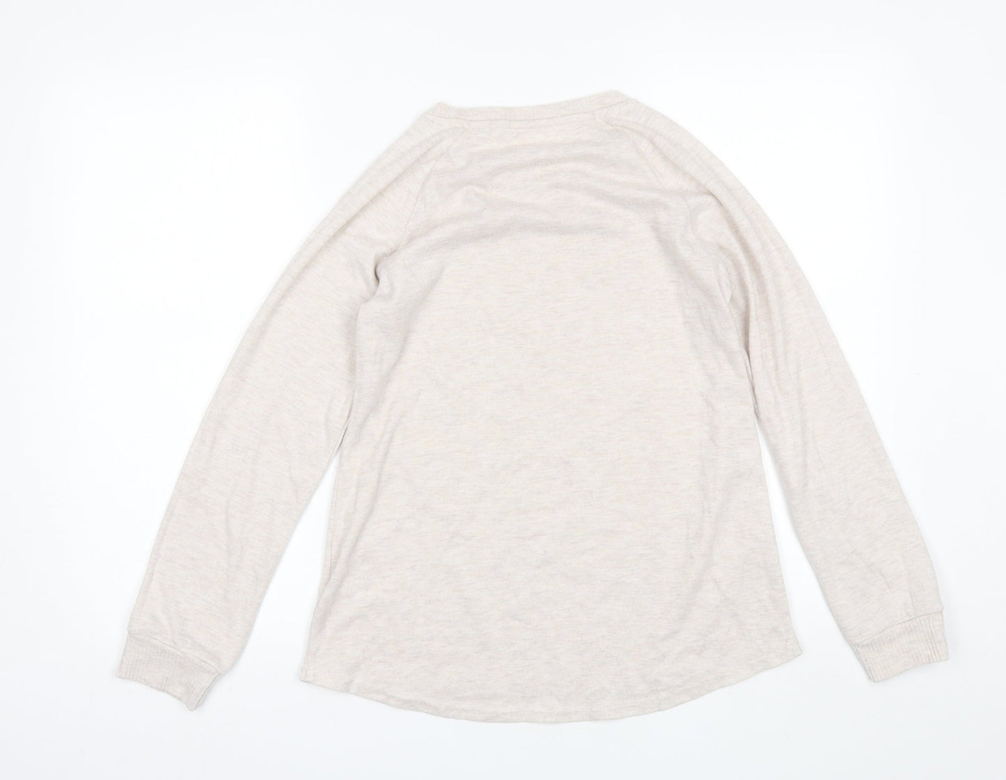 Primark Womens Pink Round Neck  Polyester Pullover Jumper Size XS