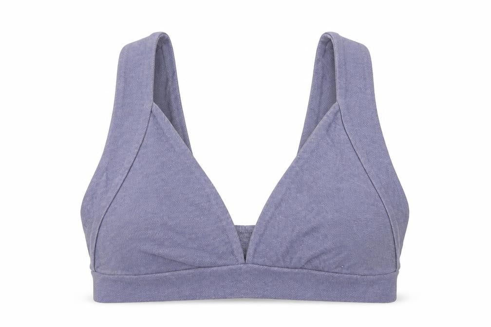 Womens UK Size 8 Boohoo Blue Cropped Tank