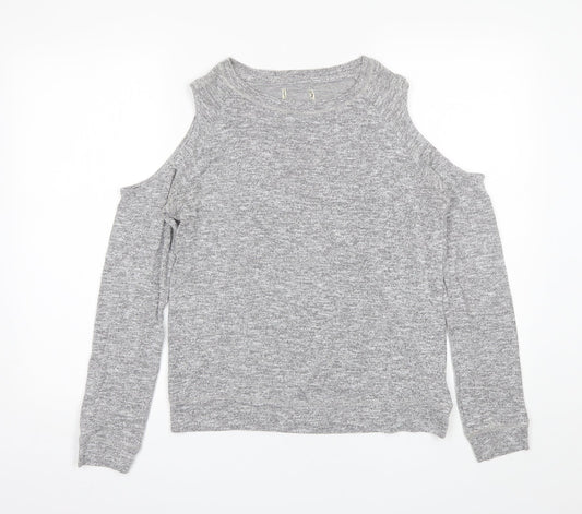 Womens UK Size 10 Matalan Grey Pullover Jumper