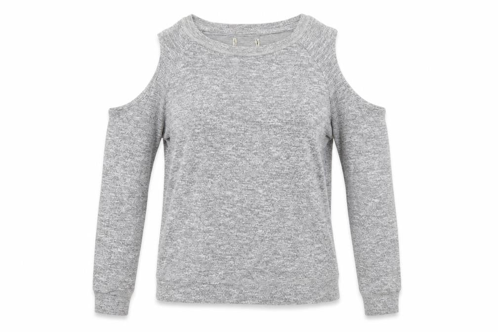 Womens UK Size 10 Matalan Grey Pullover Jumper