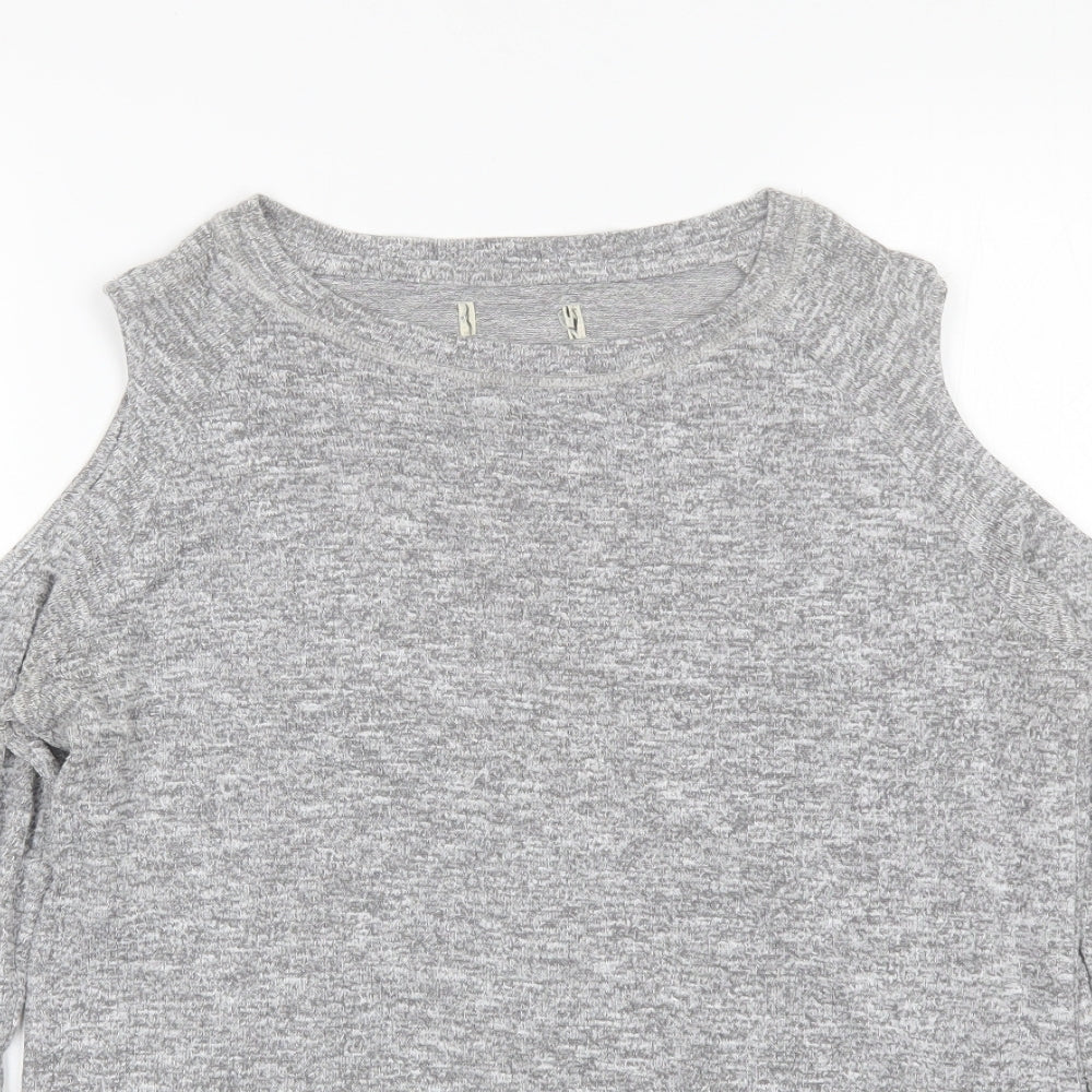 Womens UK Size 10 Matalan Grey Pullover Jumper