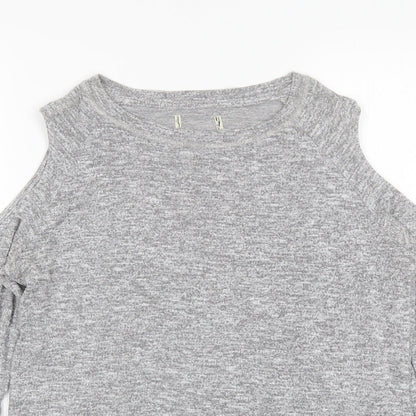 Womens UK Size 10 Matalan Grey Pullover Jumper