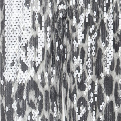 PURE OXEGEN Womens Grey Animal Print Viscose Jogger Leggings Size S L27 in