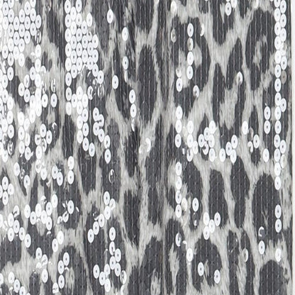 PURE OXEGEN Womens Grey Animal Print Viscose Jogger Leggings Size S L27 in