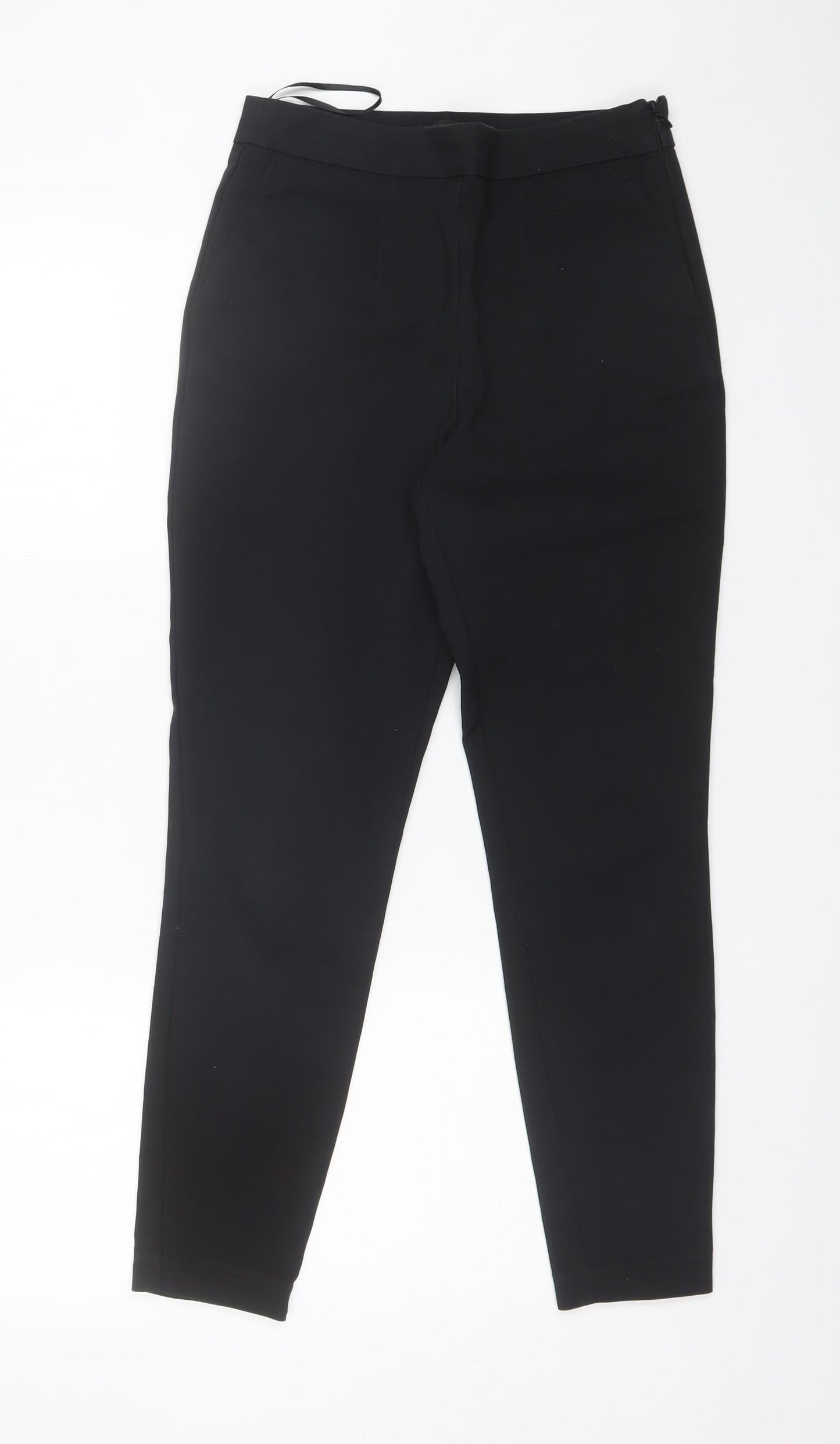 Womens UK Size 6 NEXT Regular Fit Dress Pants Black Trousers