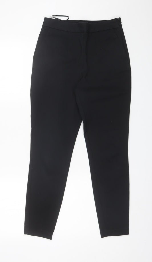 Womens UK Size 6 NEXT Regular Fit Dress Pants Black Trousers