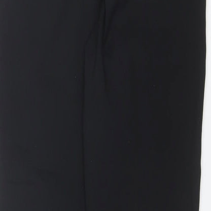 Womens UK Size 6 NEXT Regular Fit Dress Pants Black Trousers