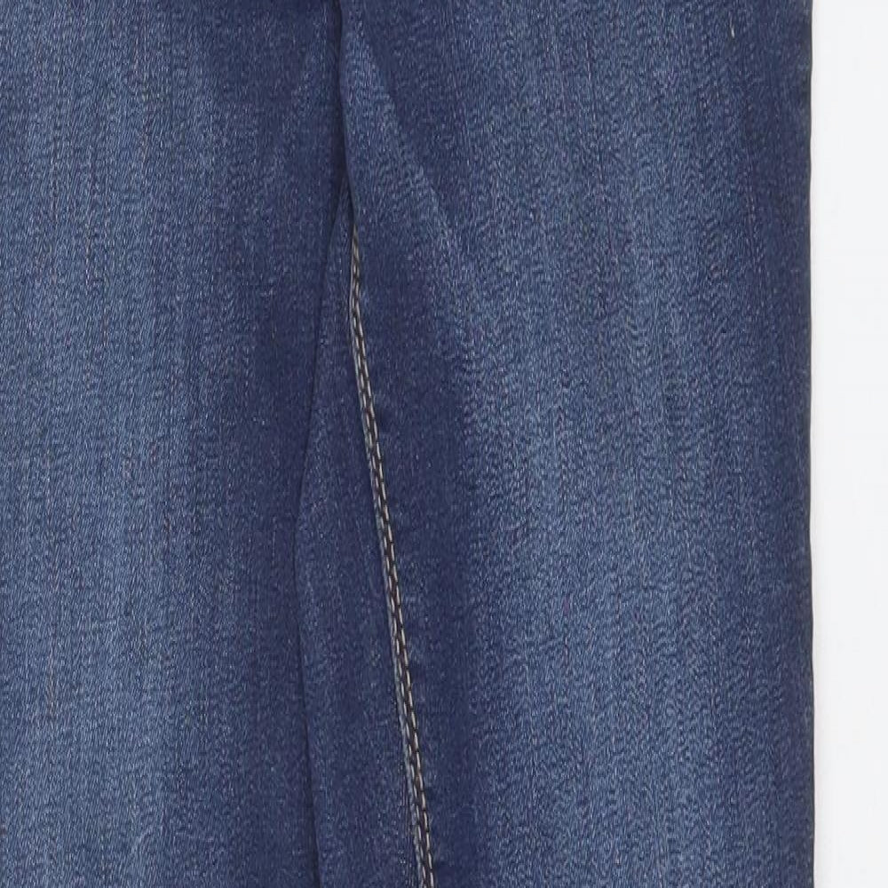 Denim & Co. Womens Blue  Cotton Skinny Jeans Size 8 L29 in Regular